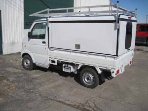 Aliminum Topper with Tool Tray/Ladder Rack